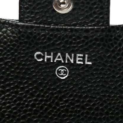 Chanel Caviar Quilted Compact Flap Wallet Black 6 of 9
