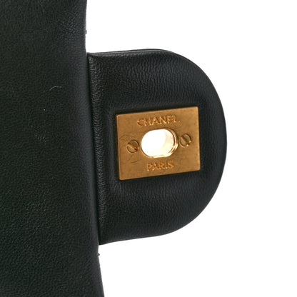Chanel Lambskin Quilted Mini Rectangular Pearl Crush Flap Black 6 of 12