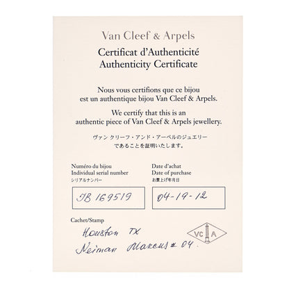 Van Cleef & Arpels 18K Yellow Gold Mother of Pearl Sweet Alhambra Butterfly Bracelet 8 of 9