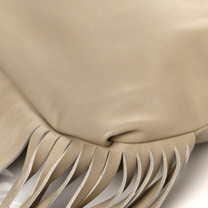 Bottega Veneta Nappa The Fringe Pouch Shoulder Bag Beige 8 of 10