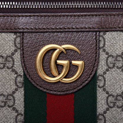 Gucci GG Supreme Monogram Web Small Ophidia Messenger Bag Brown 13 of 14