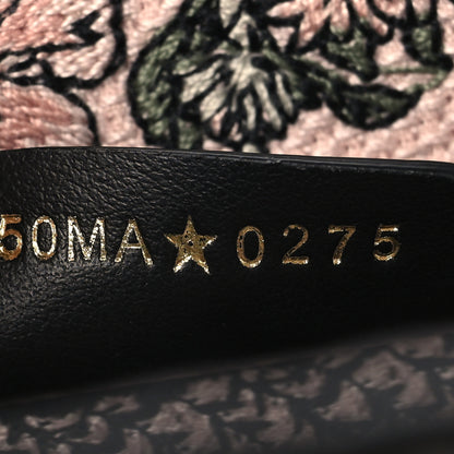 Christian Dior Canvas Embroidered Mini Book Tote With Strap Pink Multicolor 7 of 11