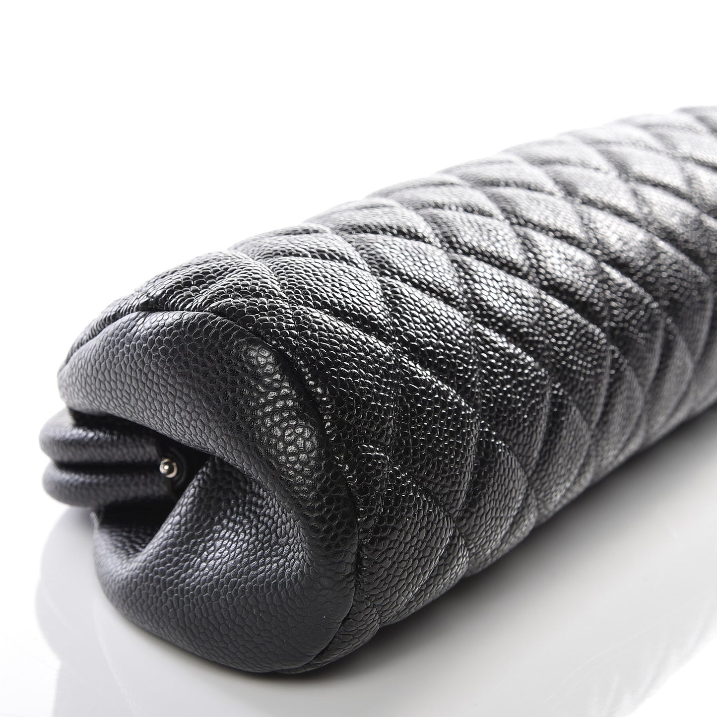 Caviar Quilted Timeless Clutch Black