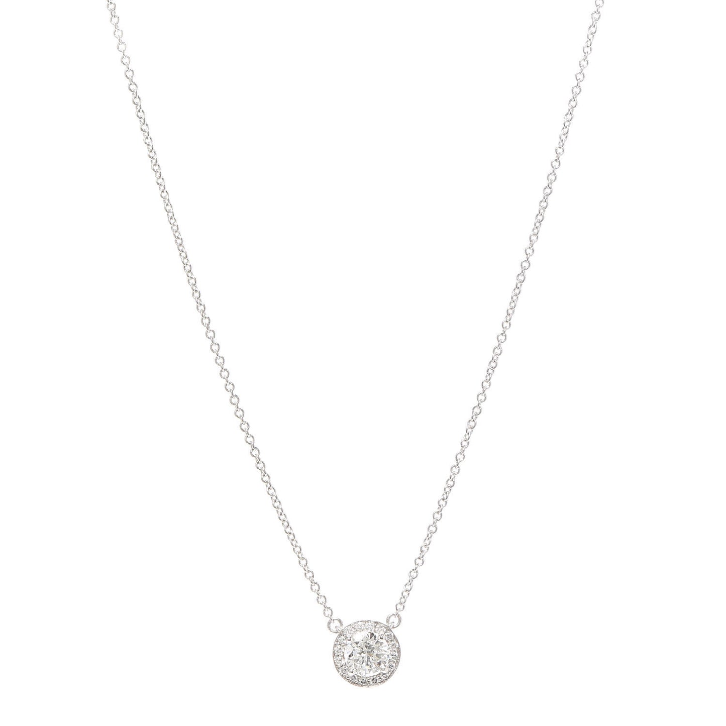 Platinum Diamond .43ct Soleste Pendant Necklace