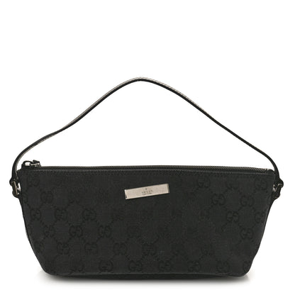 Gucci Monogram Boat Pochette Black 1 of 11