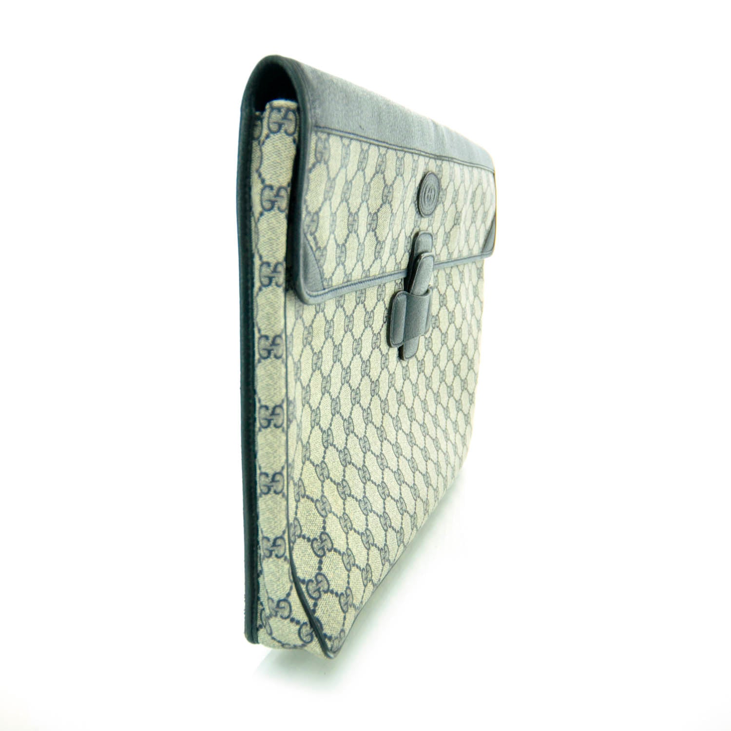 Gucci Monogram Portfolio Document Holder Navy 11 of 13
