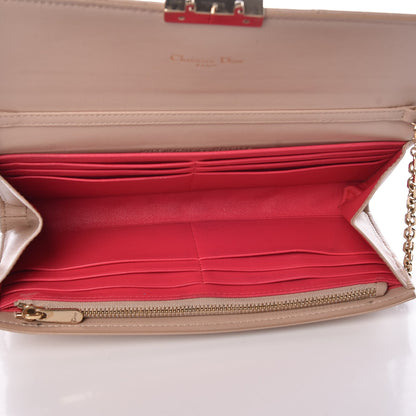 Christian Dior Lambskin Cannage Miss Dior Promenade Chain Wallet Beige 5 of 17