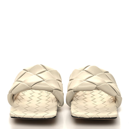 Bottega Veneta Nappa Maxi Intrecciato Lido Flat Sandals 41 Wax 2 of 7