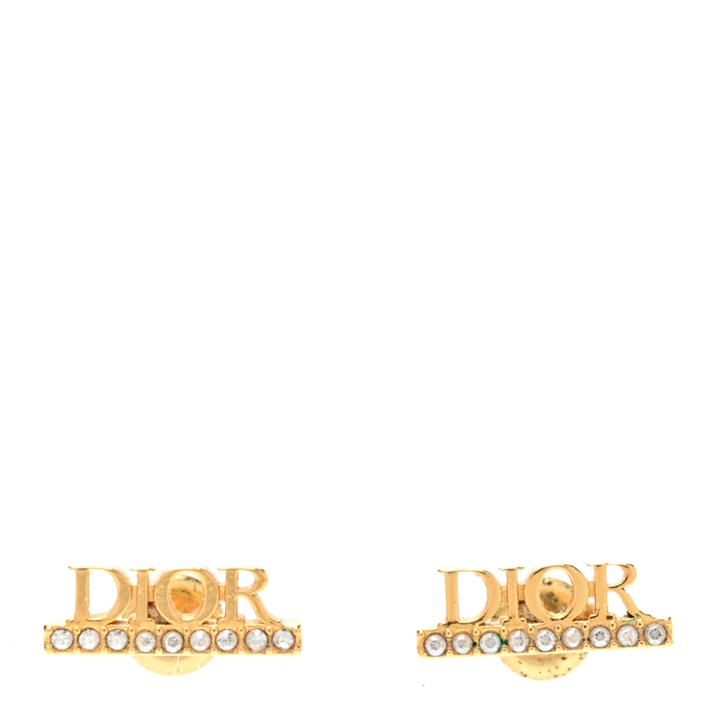 Crystal Dio(r)evolution Earrings Gold