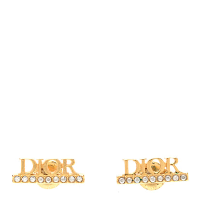 Christian Dior Crystal Dio(r)evolution Earrings Gold 1 of 4