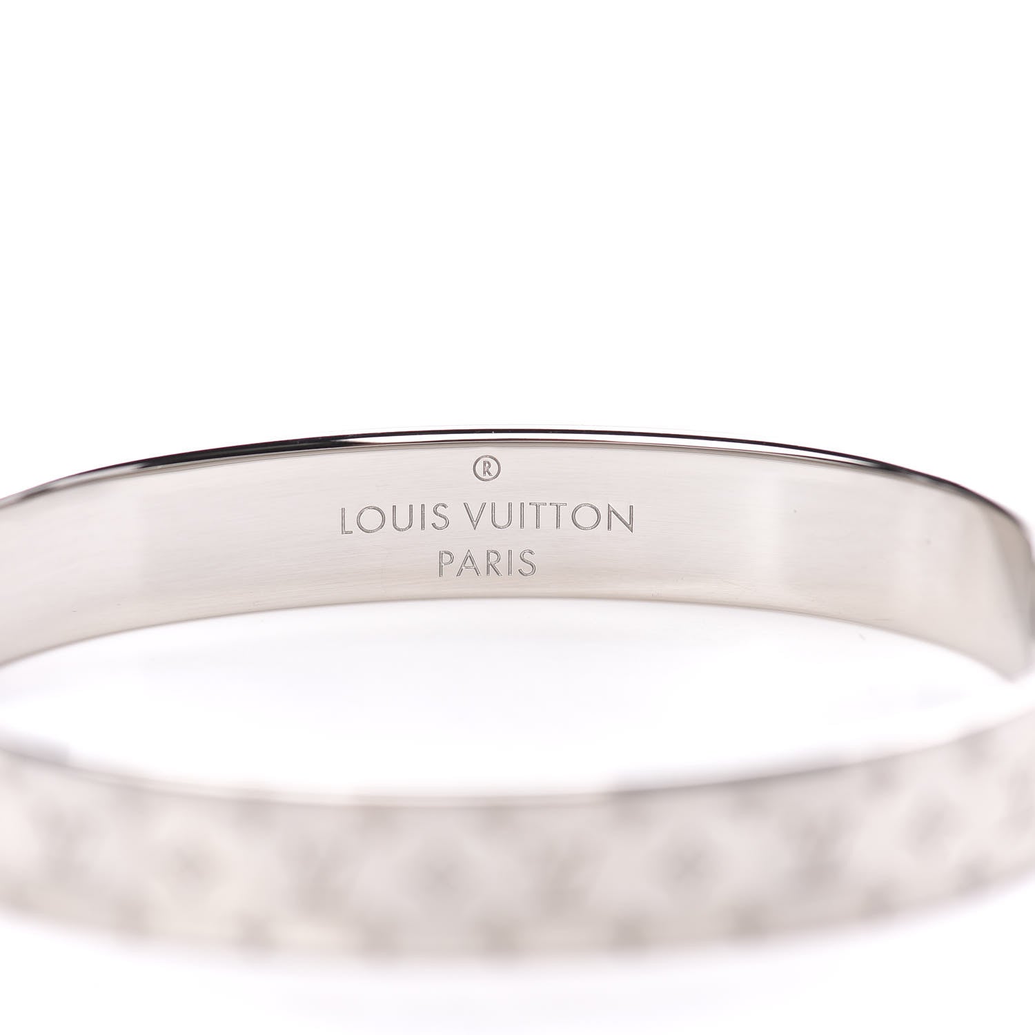 Louis Vuitton Palladium Monogram Nanogram Cuff S 5 of 6