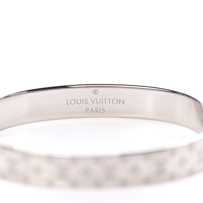 Louis Vuitton Palladium Monogram Nanogram Cuff S 5 of 6