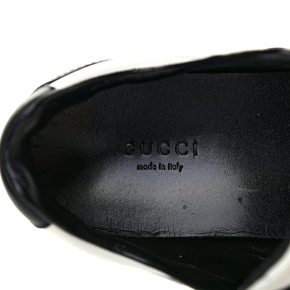 Gucci Calfskin Womens Interlocking G Sneakers 36.5 Black White 6 of 7