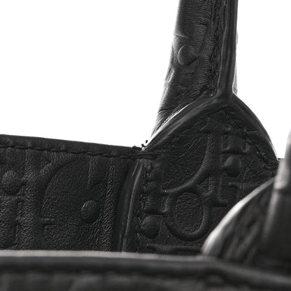 Christian Dior Oblique Calfskin Embossed Large Book Tote Black 11 of 16