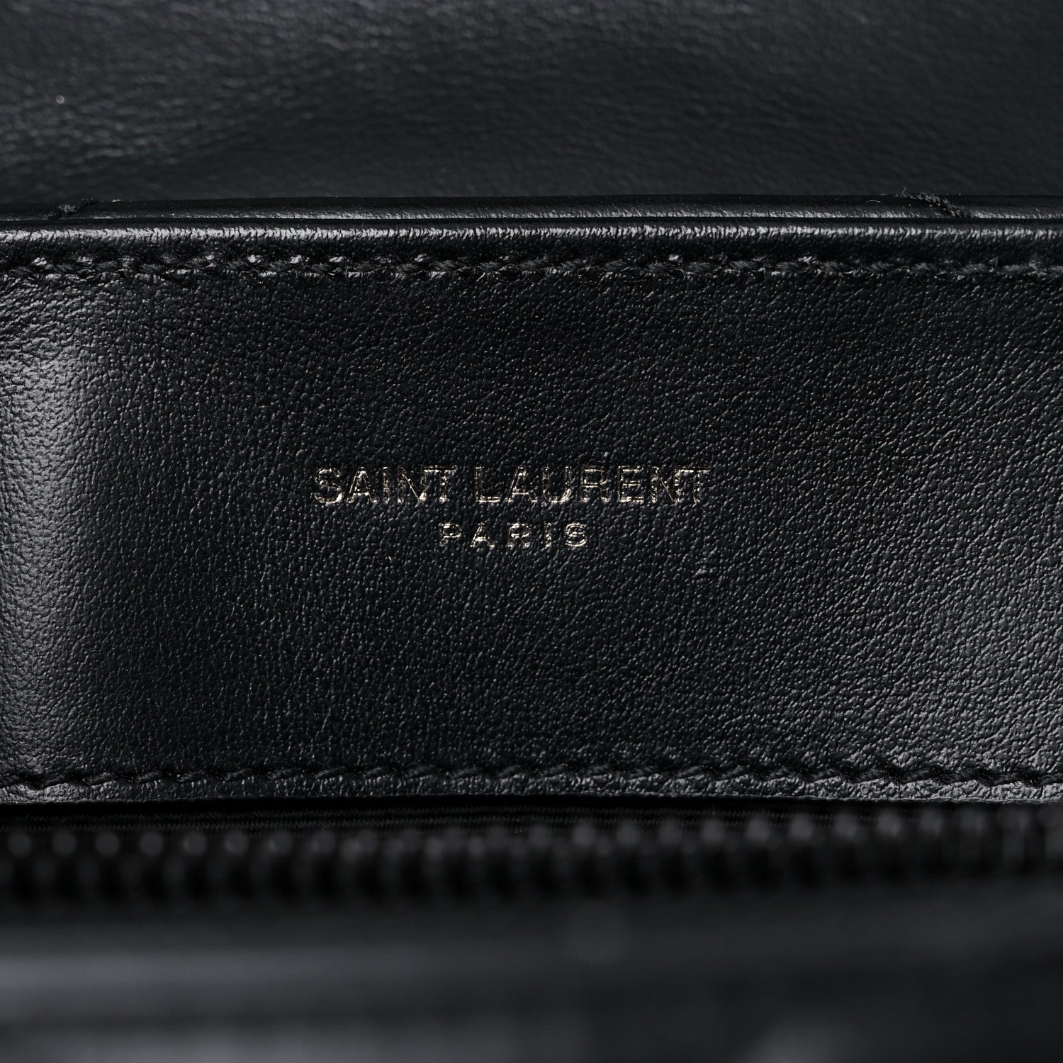 Saint Laurent Calfskin Y Quilted Monogram Monochrome Small Loulou Chain Satchel Black 6 of 21