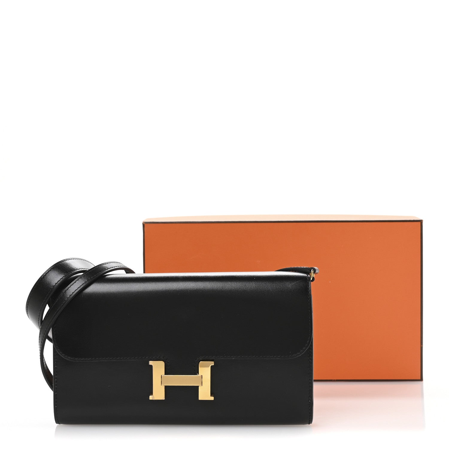 Hermes Box Constance Wallet To Go Rock Black 11 of 11