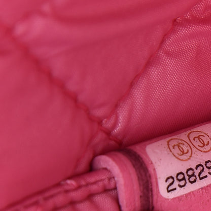 Chanel Caviar Quilted Large Vanity Pouch Pink 8 of 10