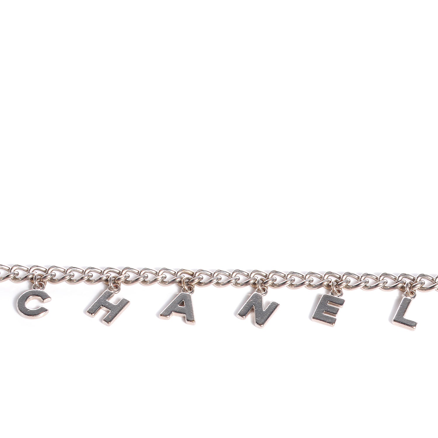 Chanel CC Chain Logo Belt Silver 3 of 6