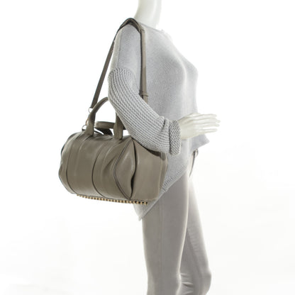 Alexander Wang Pebbled Lambskin Rocco Oyster 2 of 8