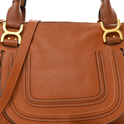 Chloe Calfskin Medium Marcie Satchel Tan 7 of 10