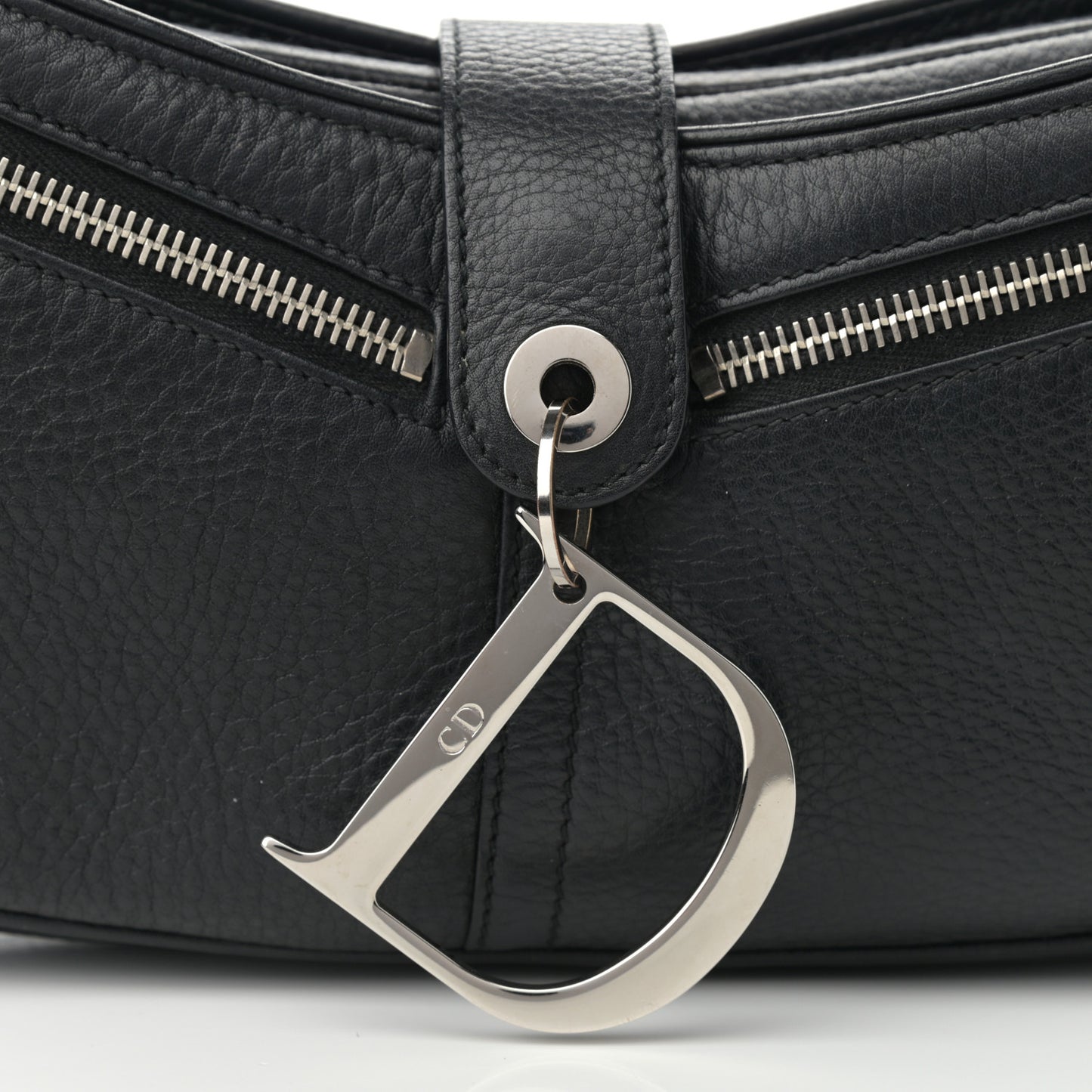 Calfskin Shoulder Bag Black