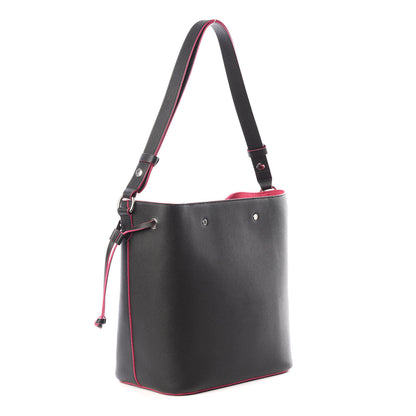 Louis Vuitton Calfskin Lockme Bucket Black 2 of 11