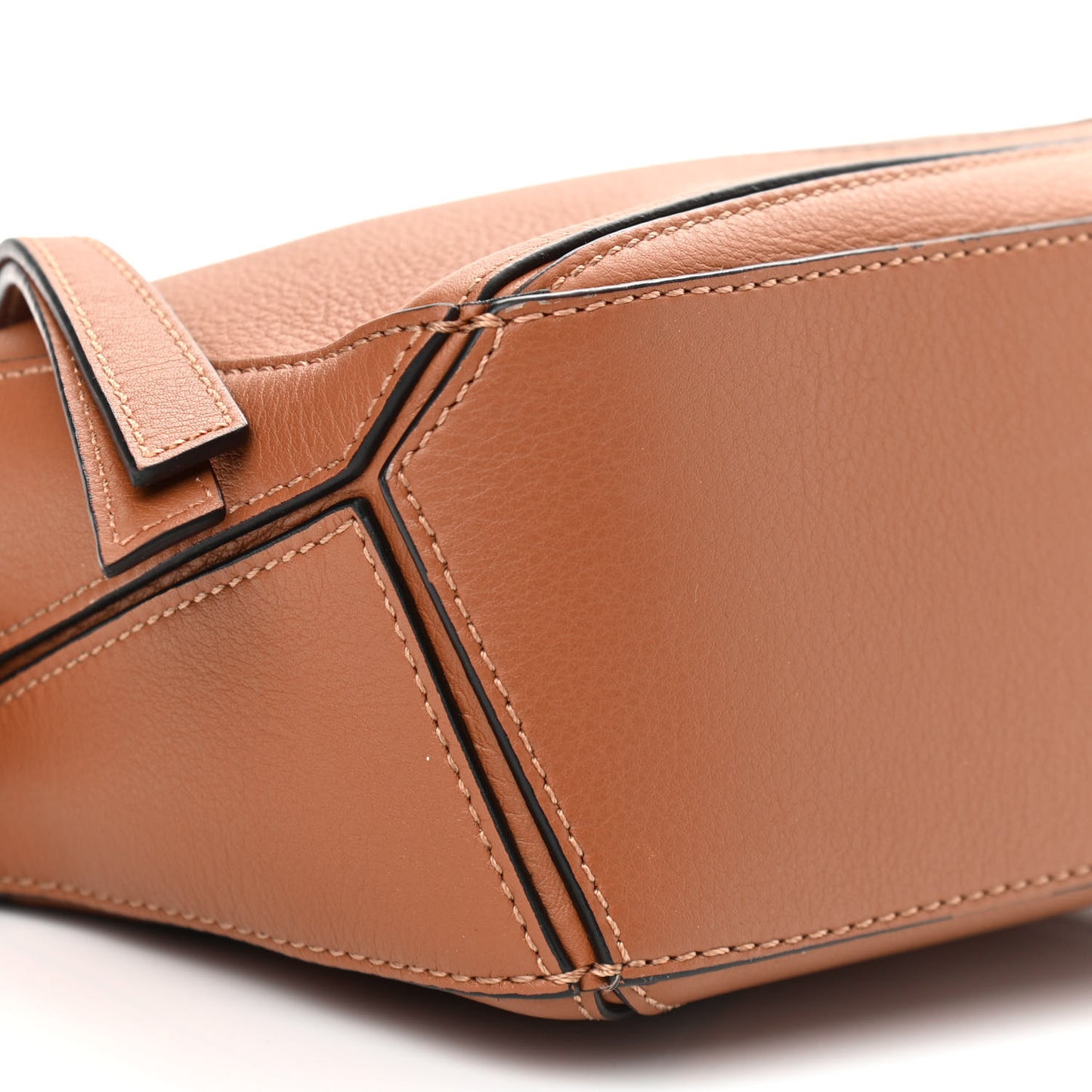 Calfskin Mini Puzzle Bag Tan