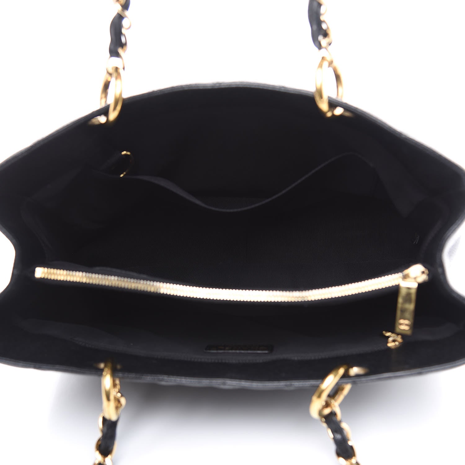 Chanel Caviar Quilted Grand Shopping Tote GST Black 5 of 17