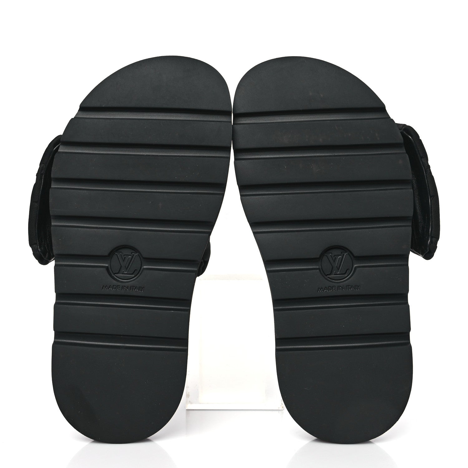 Louis Vuitton Technical Fabric Embossed Monogram Pool Pillow Comfort Mules 37 Black 5 of 9