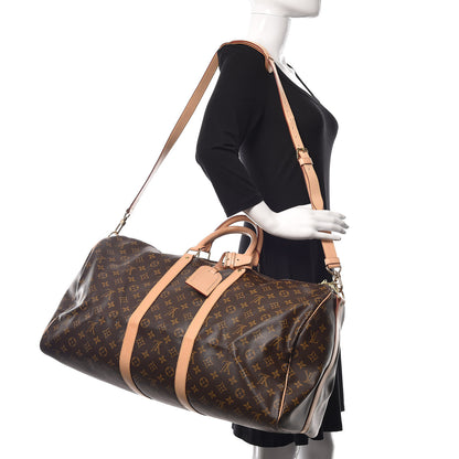 Louis Vuitton Monogram Keepall Bandouliere 55 2 of 11