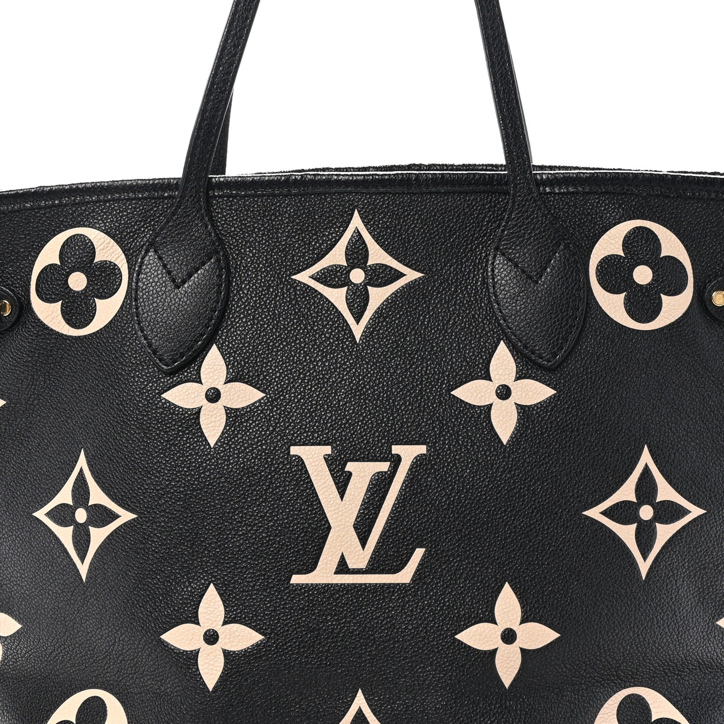 Empreinte Monogram Giant Neverfull MM Black Beige