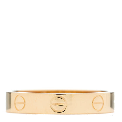 Cartier 18K Yellow Gold 3.5mm LOVE Wedding Band Ring 53 6.25 4 of 6