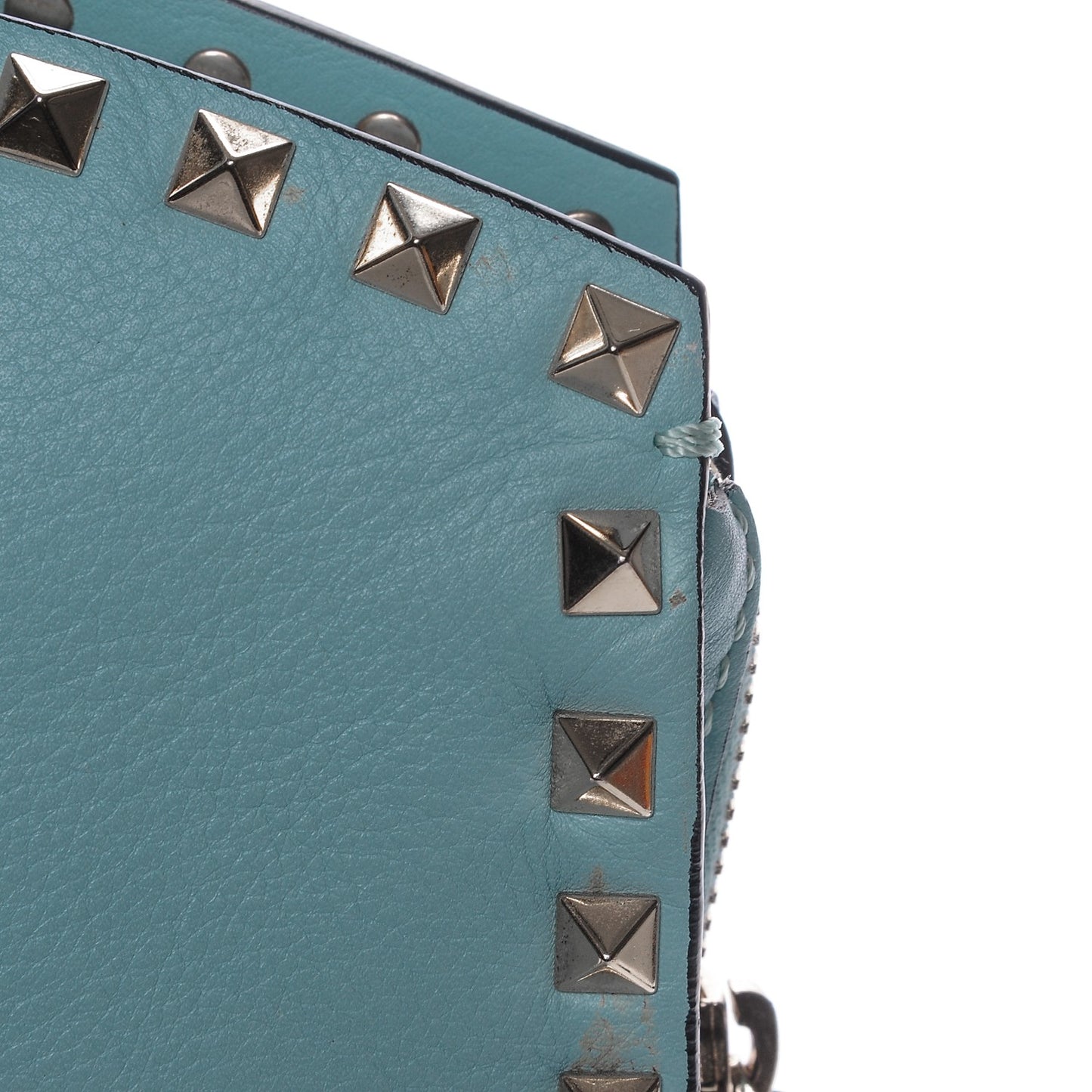 Vitello Rockstud Dome Shopper Baby Blue