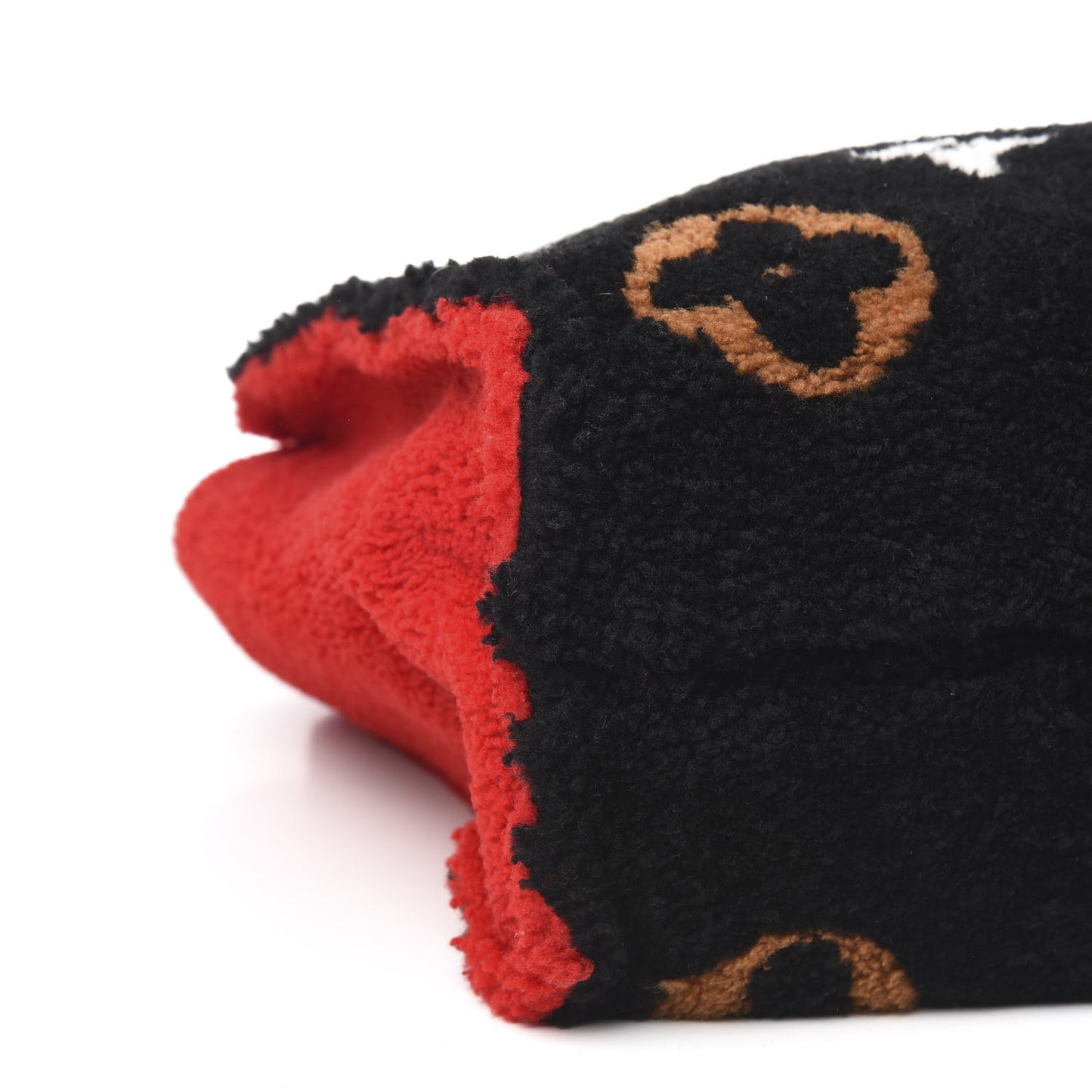 Shearling Monogram Giant Teddy Onthego GM Black Red