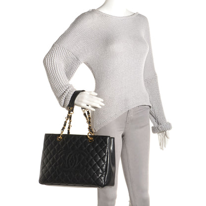 Chanel Caviar Grand Shopping Tote GST Black 2 of 6
