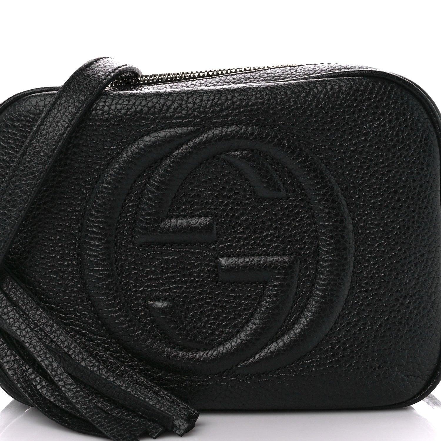 Gucci Pebbled Calfskin Small Soho Disco Bag Black 9 of 12