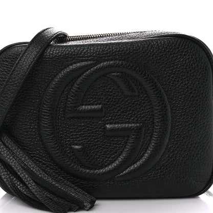 Gucci Pebbled Calfskin Small Soho Disco Bag Black 9 of 12