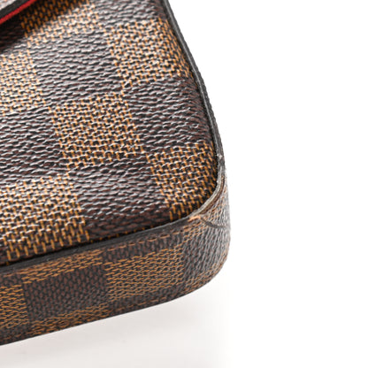 Louis Vuitton Damier Ebene Pochette Felicie Chain Wallet 11 of 16