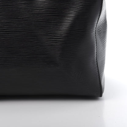 Louis Vuitton Epi Keepall 50 Black 9 of 12