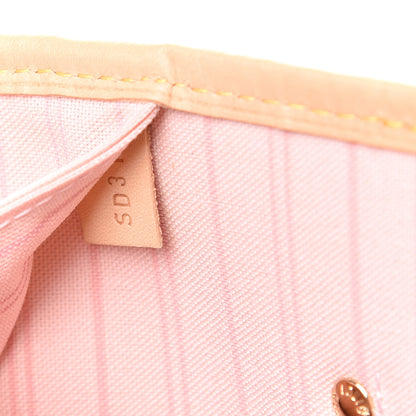 Louis Vuitton Damier Azur Neo Neverfull MM Rose Ballerine 7 of 10