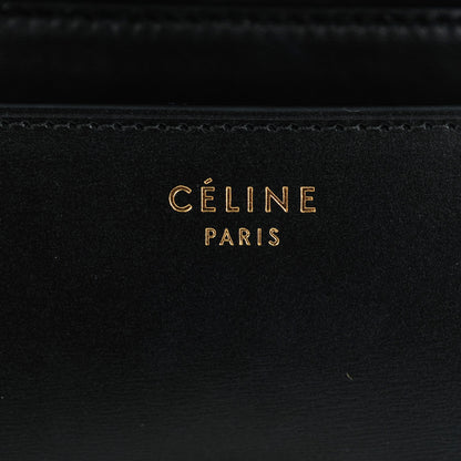 Celine Box Calfskin Medium Classic Box Flap Bag Black 6 of 7