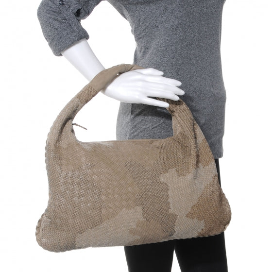 Buffalo Ricamato Patchwork Large Veneta Safari