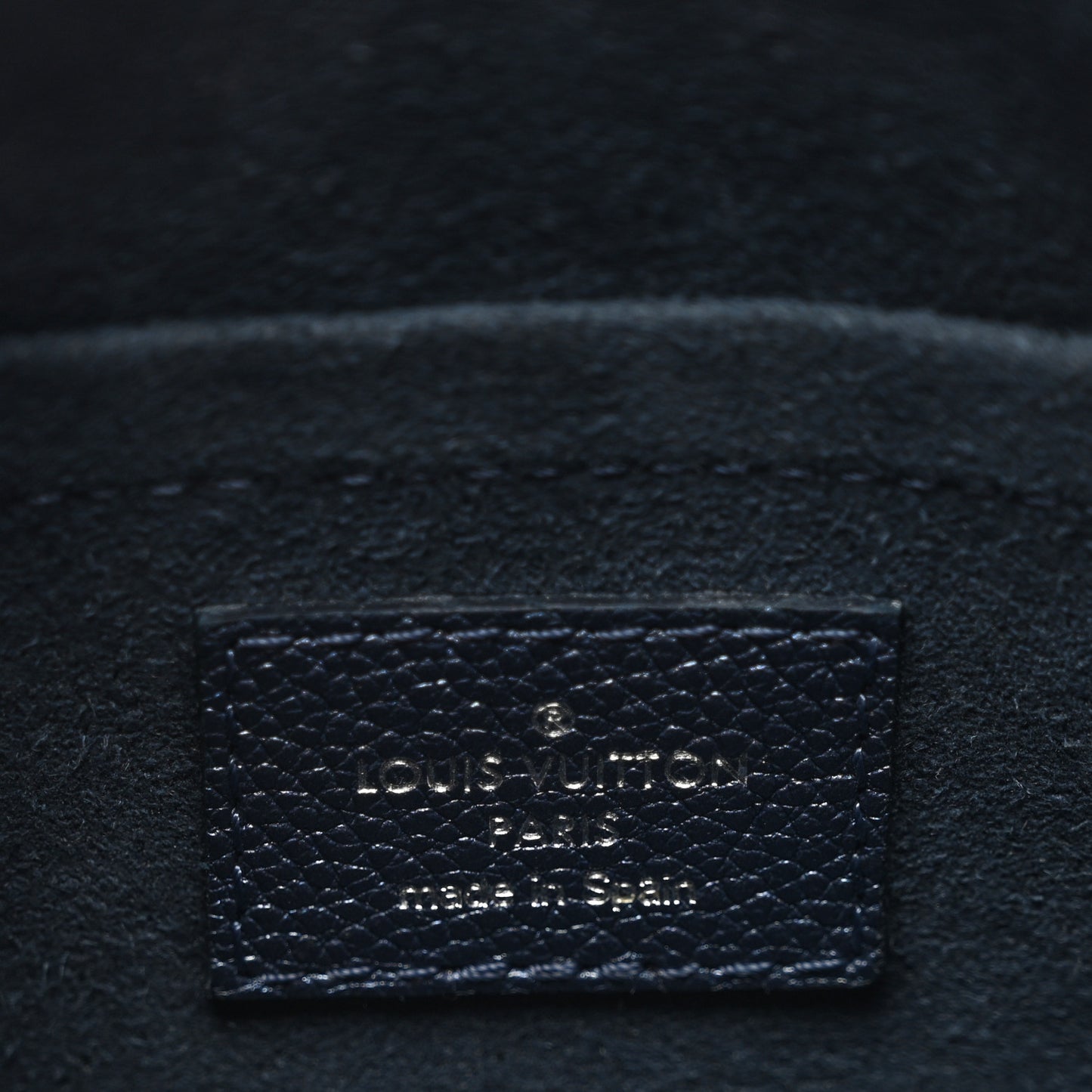 Metallic Empreinte Monogram Giant Speedy Bandouliere 20 Navy Nacre