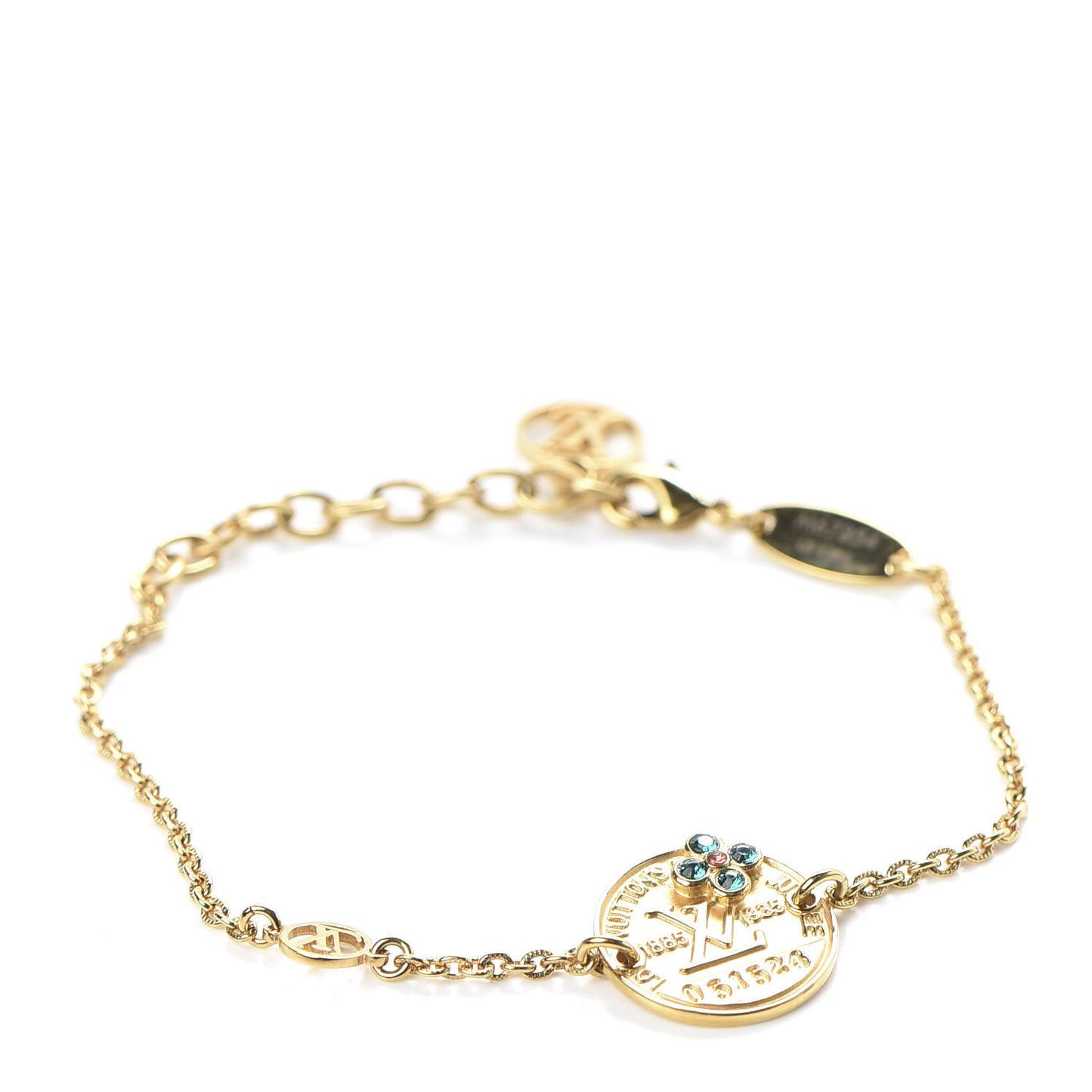 Metal Miss Windsor Medal Bracelet Gold
