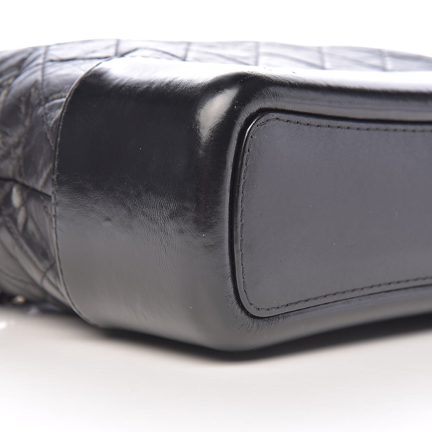 Chanel Aged Calfskin Quilted Medium Gabrielle Hobo Black 9 of 12