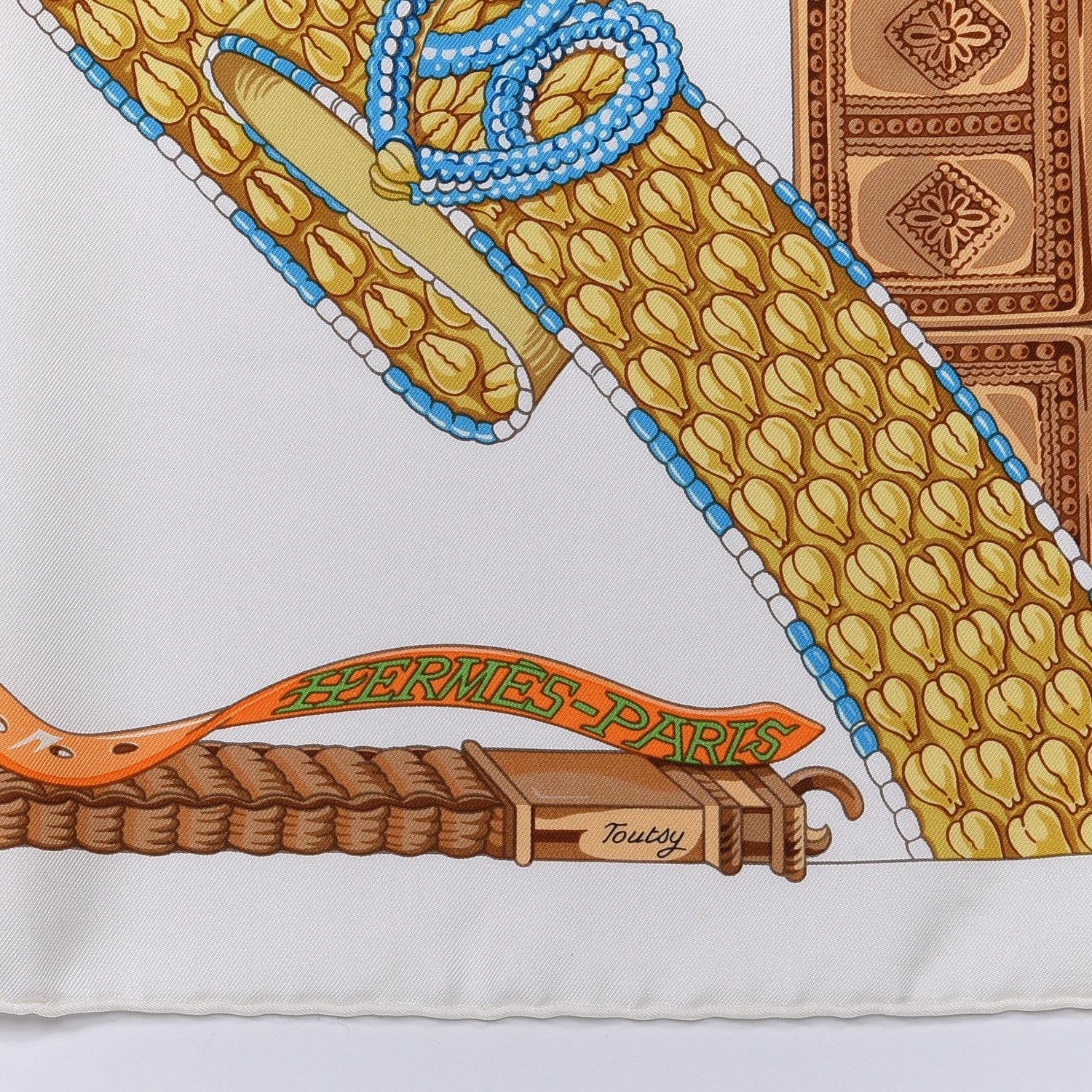 Hermes Silk Ceintures et Liens Scarf 90 2 of 5