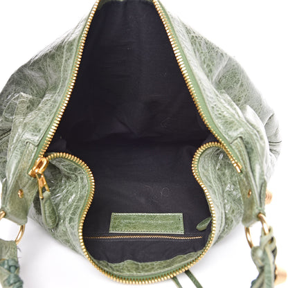 Balenciaga Agneau Giant 21 Gold Hardware Hobo Green 5 of 13