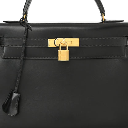 Hermes Box Kelly Sellier 32 Black 8 of 11