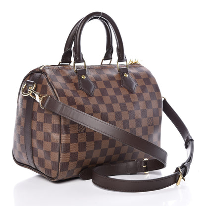 Louis Vuitton Damier Ebene Speedy Bandouliere 25 3 of 9