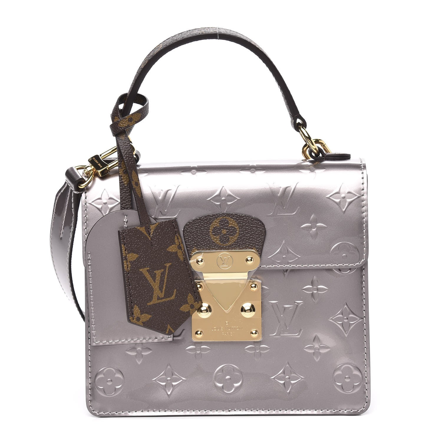 Louis Vuitton Vernis Epi Monogram Spring Street Bitume Metallise 1 of 9